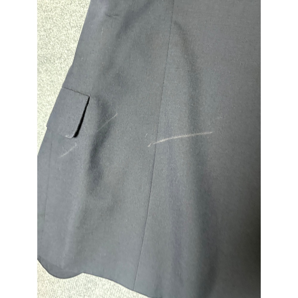 Brooks Brothers Mens Navy Blue Blazer 100% Wool Two‎ Button Jacket - Picture 5 of 8